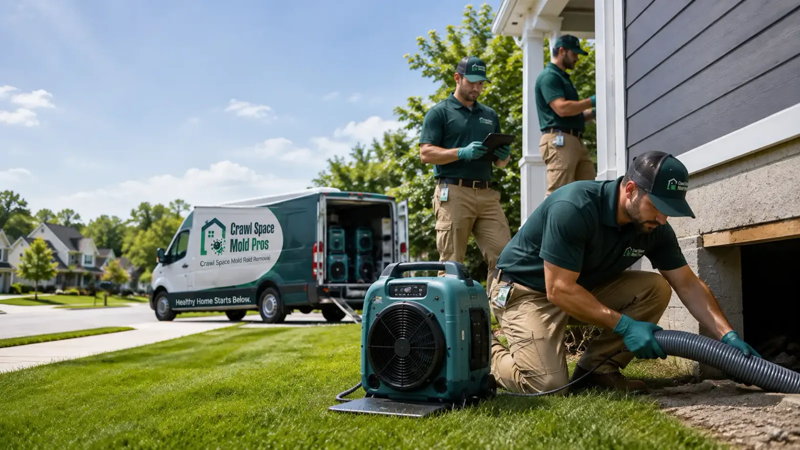 Crawl Space Mold Removal in Stanwood, IA